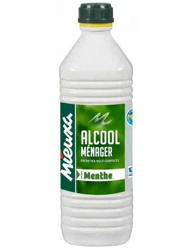 Alcool Menager Menthe Litre - MIEUXA