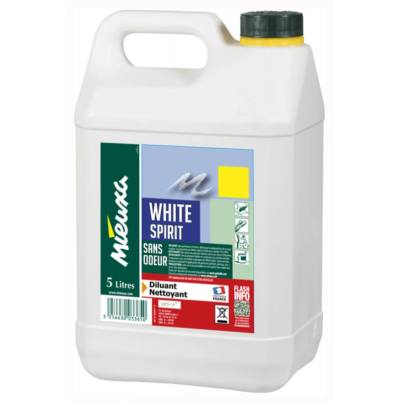 White Spirit Sans Odeur 5 Litres - MIEUXA