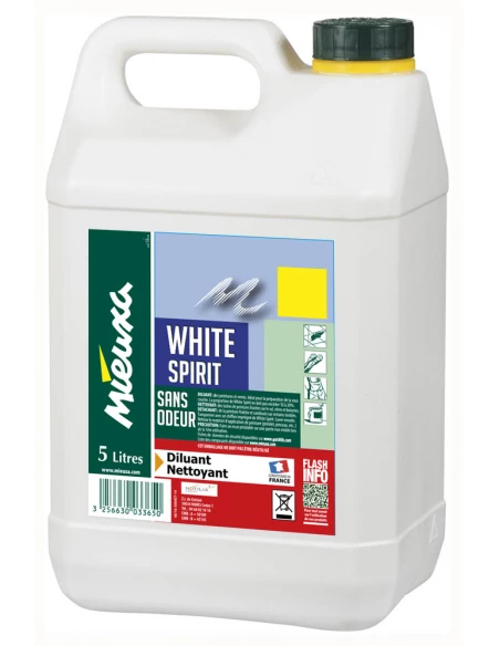 White Spirit Sans Odeur 5 Litres - MIEUXA