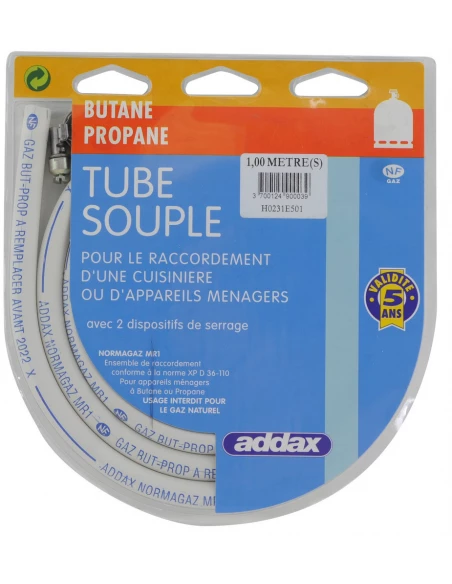 Tube Gaz Butane Propane 1m 6x12 - ADDAX