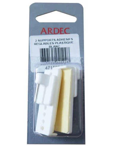 Support Adhésif Reglable Blanc X2 - ARDEC