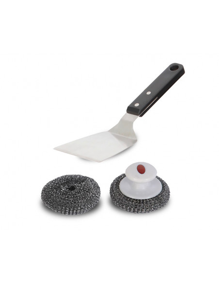 Kit Nettoyage Spatule + Boule Inox -