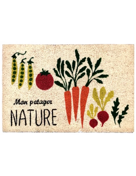 Tapis Coco Mon Potager Nat 40x60 -