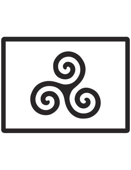 Set Table 40x30cm Triskel Noir - KISIKOL