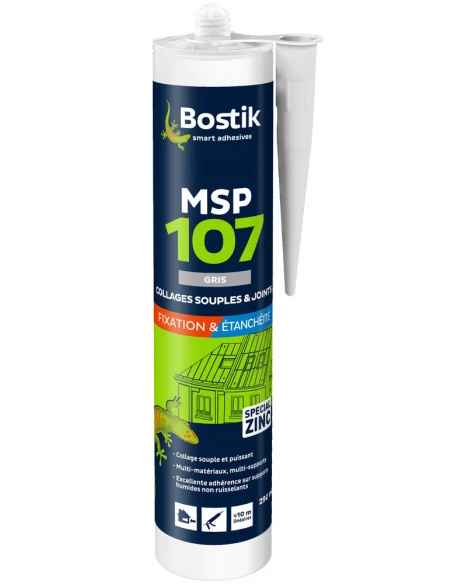 BOSTIK Mastic MSP 107_290ml_gris - BOSTIK