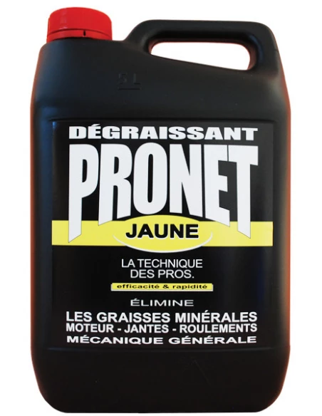 Dégraissant mécanique 5 litres jaune - PRONET