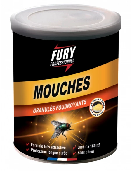 FURY Granules anti-mouches foudroyant 400g - FURY