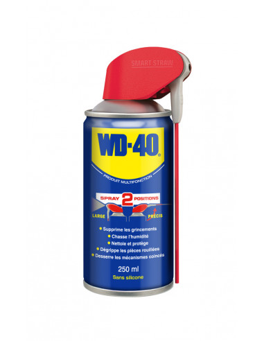 WD40 Système Pro 250ml Lubrifiant multifonctionnel avec double pulvérisation - WD 40
