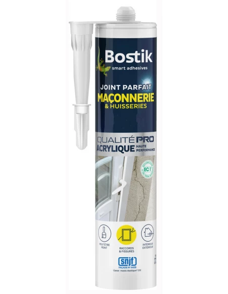 Joint Parfait Maçonnerie 280ml blanc - BOSTIK