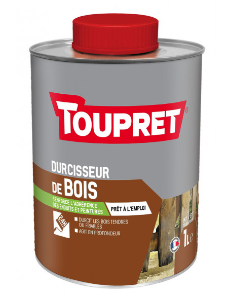 TOUPRET Les ESSENTIELS Durcisseur de bois 1 litre - TOUPRET