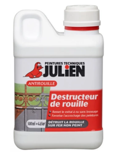 Peinture Ot Rouille Destructeur de rouille 1litre - JULIEN