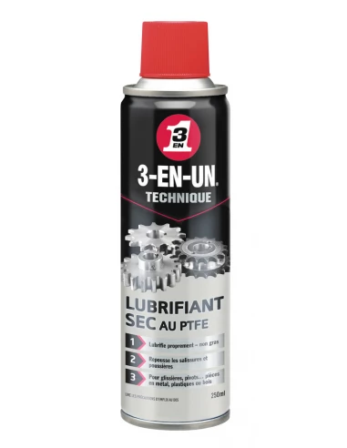 Lubrifiant PTFE 250ml - 3-EN-UN