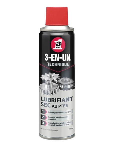 Lubrifiant PTFE 250ml - 3-EN-UN