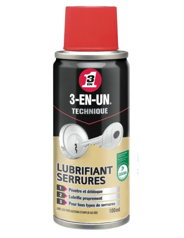 3-EN-UN Lubrifiant serrures_100ml - 3-EN-UN