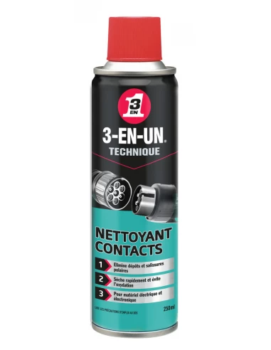 3-EN-UN Nettoyant contact Gamme Technique_250ml - 3-EN-UN