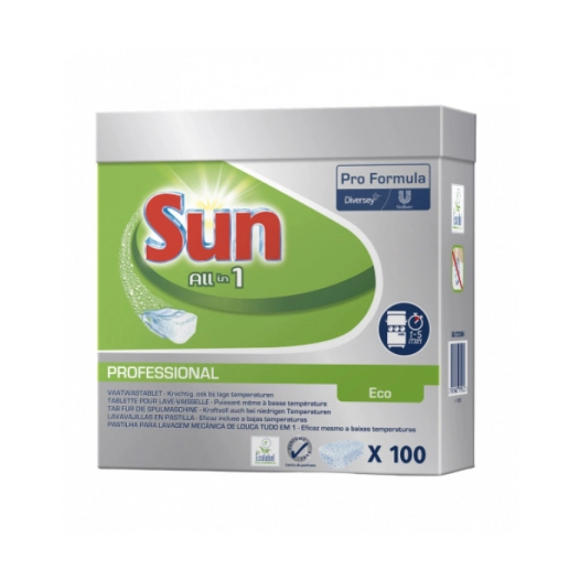 Sun Pro Eco Tabs All In 1 X100 - SUN PROFESSIONNAL