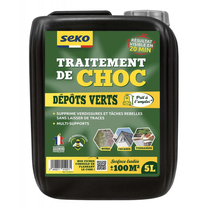 Traitement choc dépôts verts 5 litres - SODEPAC