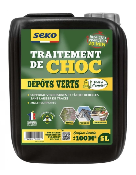 Traitement choc dépôts verts 5 litres - SODEPAC