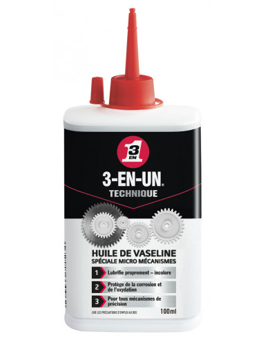 3-EN-UN Huile de Vaseline 100ml - 3-EN-UN
