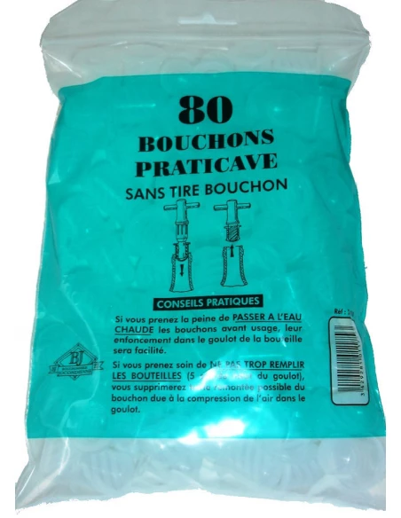 Praticave Bouchons X80 - BOUCHONNERIE JOCONDIENNE