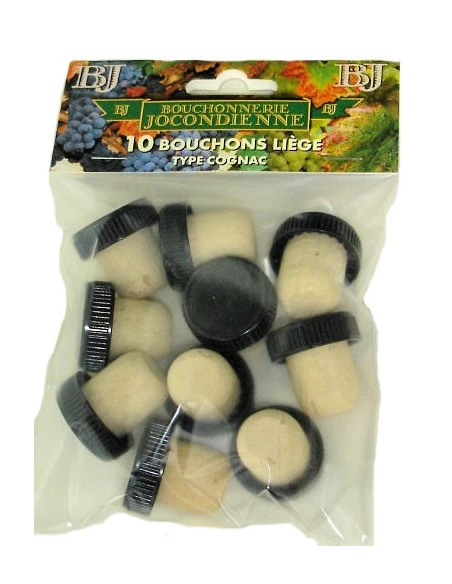 Bouchon Liege Type Cognac X10 - BOUCHONNERIE JOCONDIENNE