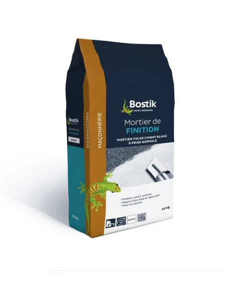 BOSTIK Mortier de finition_10kg_blanc - BOSTIK