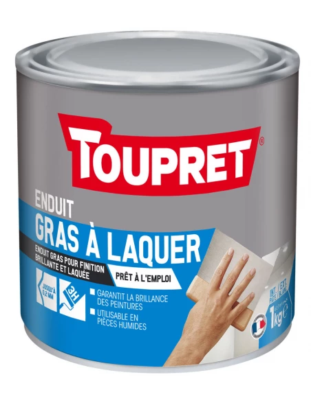 TOUPRET Les ESSENTIELS Enduit gras à laquer_1kg - TOUPRET