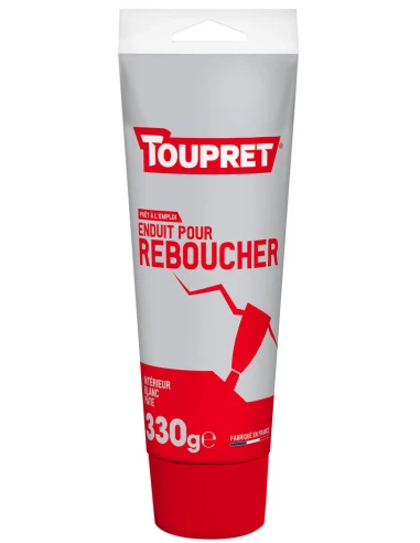 TOUPRET Basique & Chantiers Enduit pour reboucher pâte_330g - TOUPRET