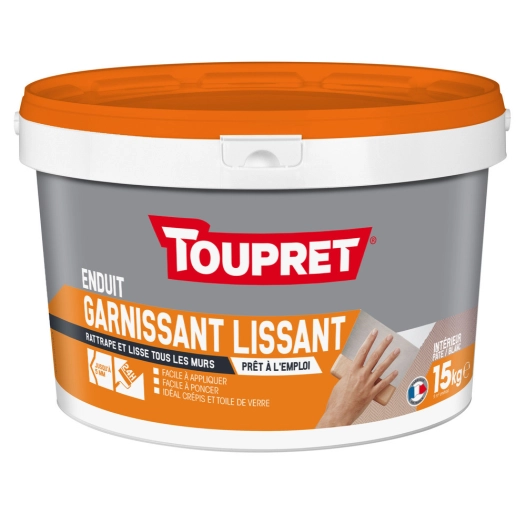 Enduit garnissant 2 en 1 15kg - TOUPRET