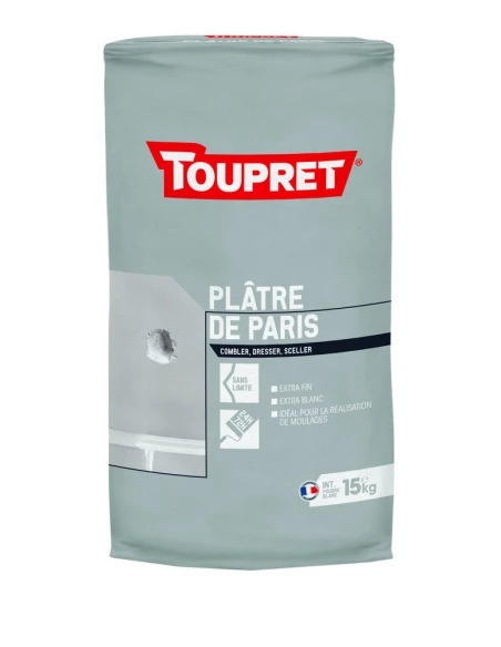 Plâtre de Paris 15kg - TOUPRET
