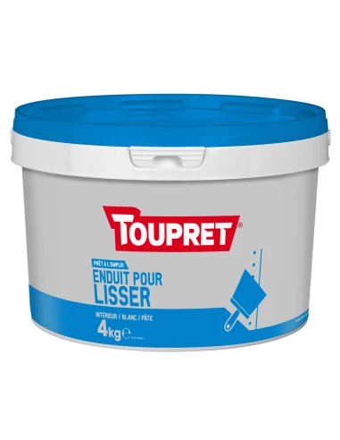 TOUPRET enduit de lissage pot 4kg - TOUPRET