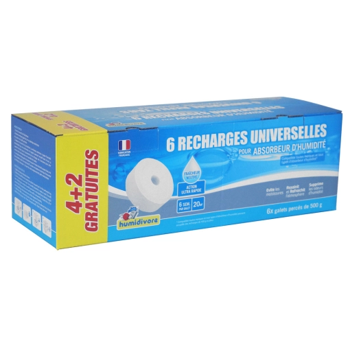 Humidiv Box 55 Galet Perce4+2 500gr - HUMIDIVORE