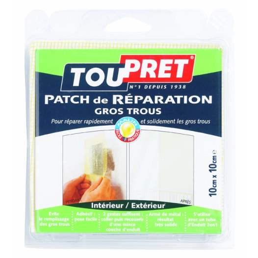 Patch De Reparation 10cm X 10cm - TOUPRET