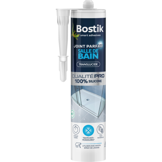 BOSTIK Joint Parfait Salle de Bain 280ml transparent - BOSTIK