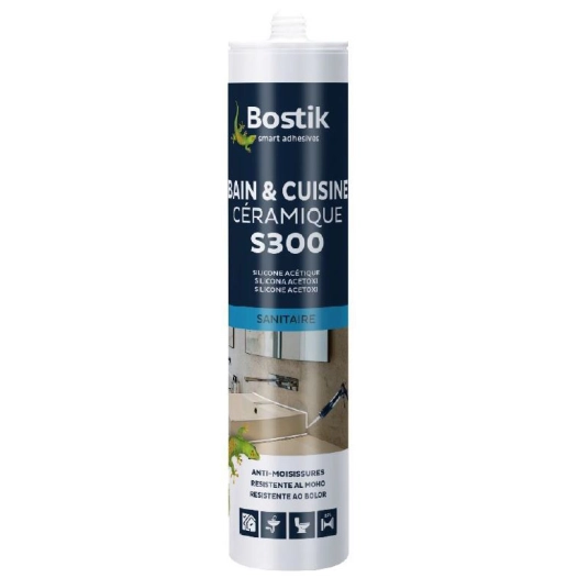 BOSTIK Mastic S300_300ml_blanc - BOSTIK