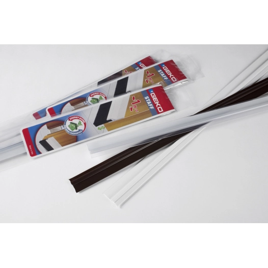 GEKO Bas-de-porte PVC bavette 100cm blanc - GEKO