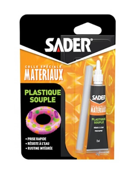 SADER Colle plastique souple_12ml - SADER