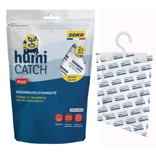 Absorbeur humicatch maxi 2x80g neutre - SODEPAC