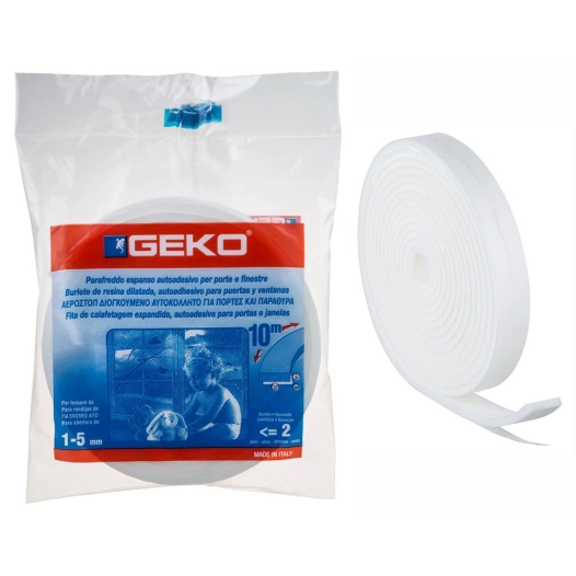 GEKO Joint mousse_10mx12mm_blanc - GEKO