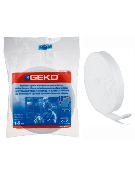 GEKO Joint mousse_10mx12mm_blanc - GEKO