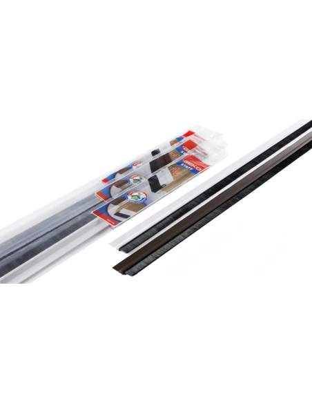 GEKO Bas-de-porte PVC brosse_100cm_blanc - GEKO