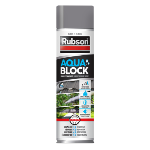 Aquablock Spray Gris Aero 300ml - RUBSON