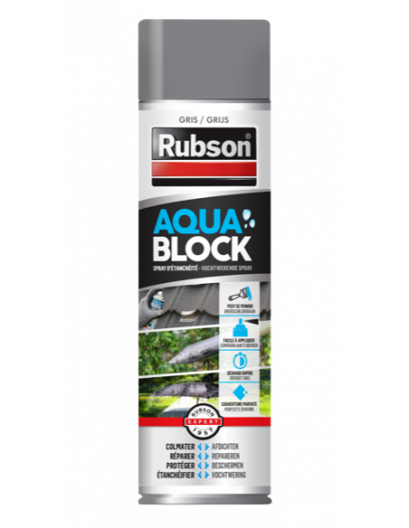 Aquablock Spray Gris Aero 300ml - RUBSON