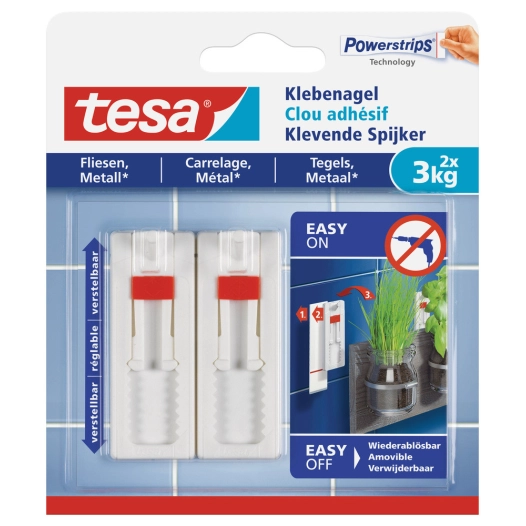 Tesa Fix Int 2x Clou Adh 3kg Carrel - TESA