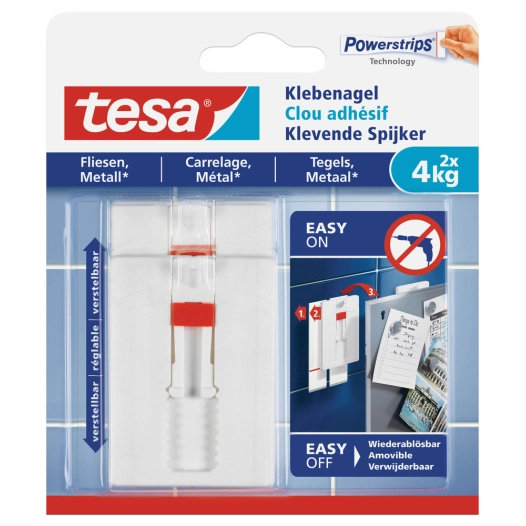 Tesa Fix Int 2x Clou Adh 4kg Carrel - TESA