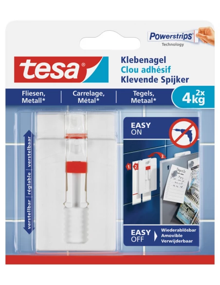 Tesa Fix Int 2x Clou Adh 4kg Carrel - TESA