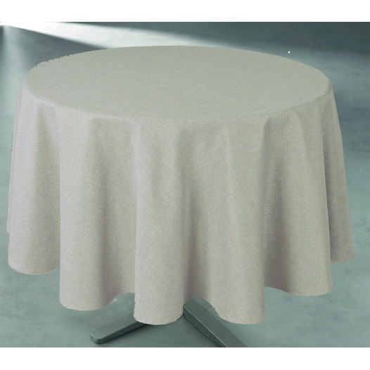 Nappe (0) 160cm Tissage Lin Beige - ACCESS DECO