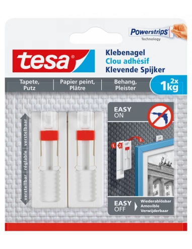 Tesa Fix Int 2x Clou Adhe 1kg Ppein - TESA