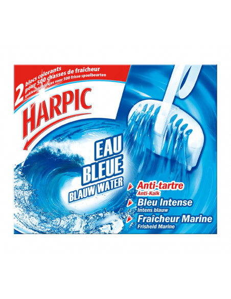 Harpic Blocx2 Anti-Tartre Marine Nettoyant WC anti-calcaire et fraîcheur marine - CUISINE ELEGANCE