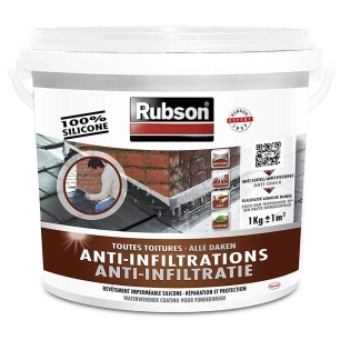 Stop Fuite Toute Toiture Blanc 1kg - RUBSON